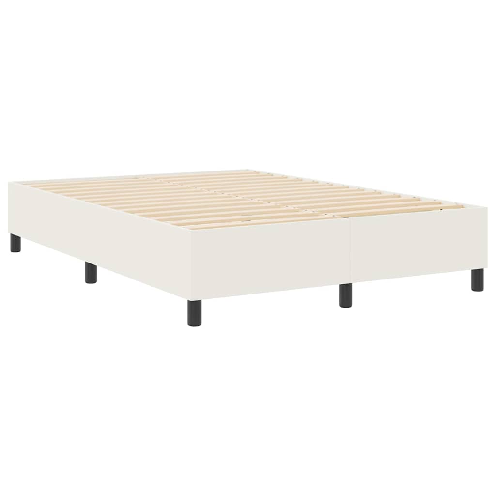 Struttura letto piattaforma Crema 140 x 190 cm Tessuto in Cords | homemem39