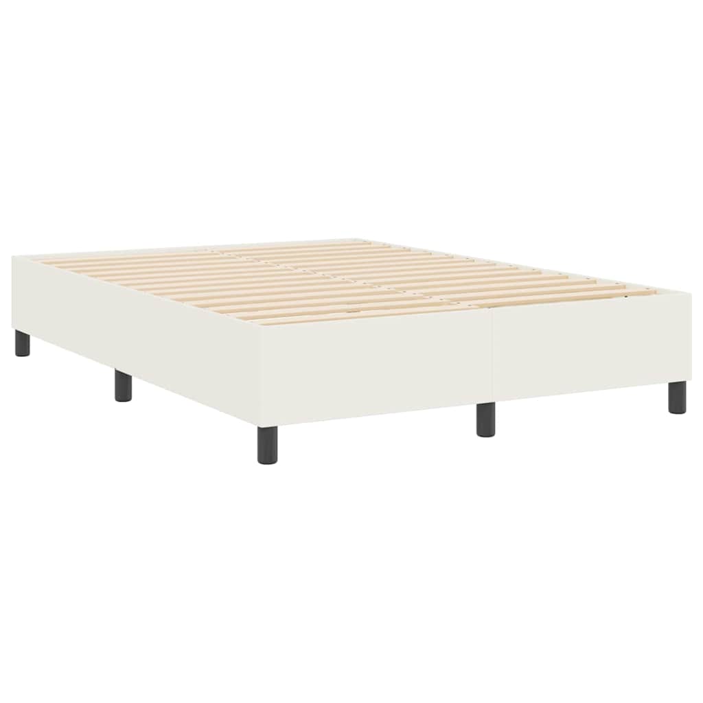 Struttura letto piattaforma Crema 140 x 190 cm Tessuto in Cords | homemem39