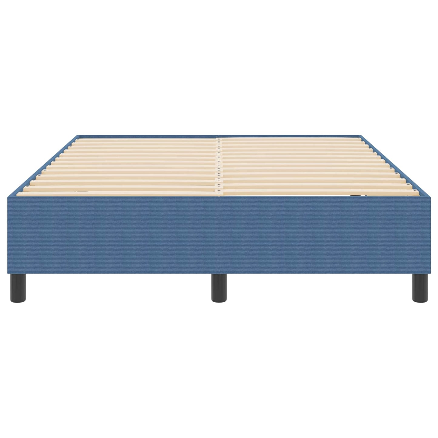 Struttura letto piattaforma Blu 140 x 190 cm Tessuto in Cords | homemem39