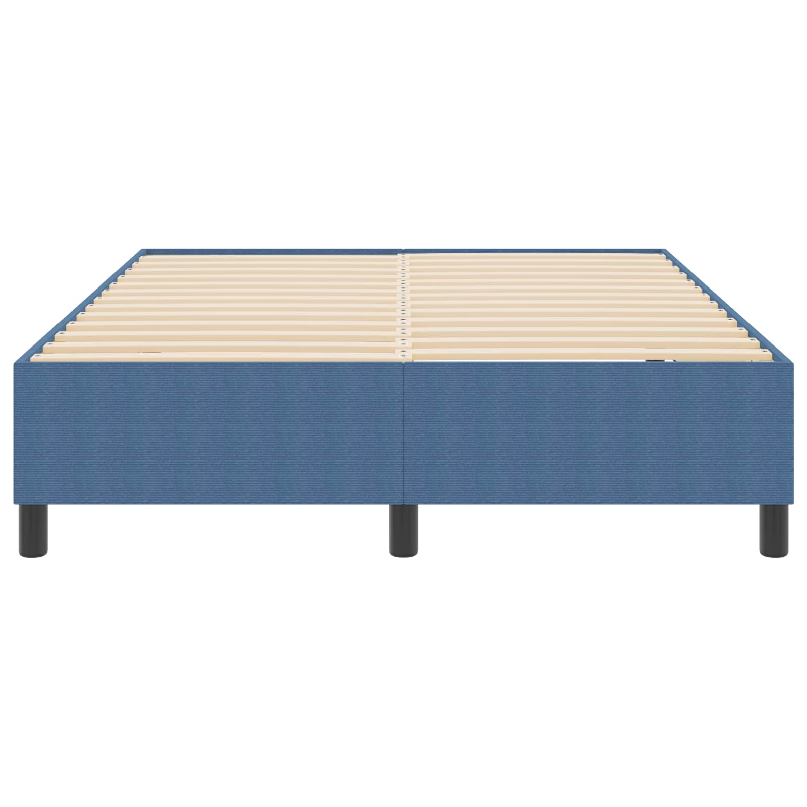 Struttura letto piattaforma Blu 140 x 190 cm Tessuto in Cords | homemem39