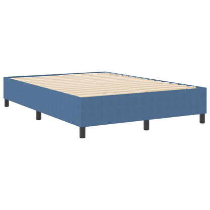 Struttura letto piattaforma Blu 140 x 200 cm Tessuto in Cords | homemem39