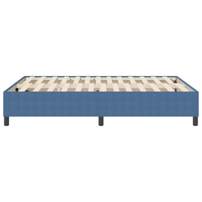 Struttura letto piattaforma Blu 160 x 200 cm Tessuto in Cords | homemem39