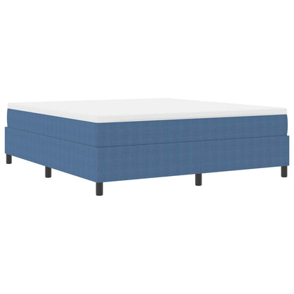 Struttura letto piattaforma Blu 180 x 200 cm Tessuto in Cords | homemem39