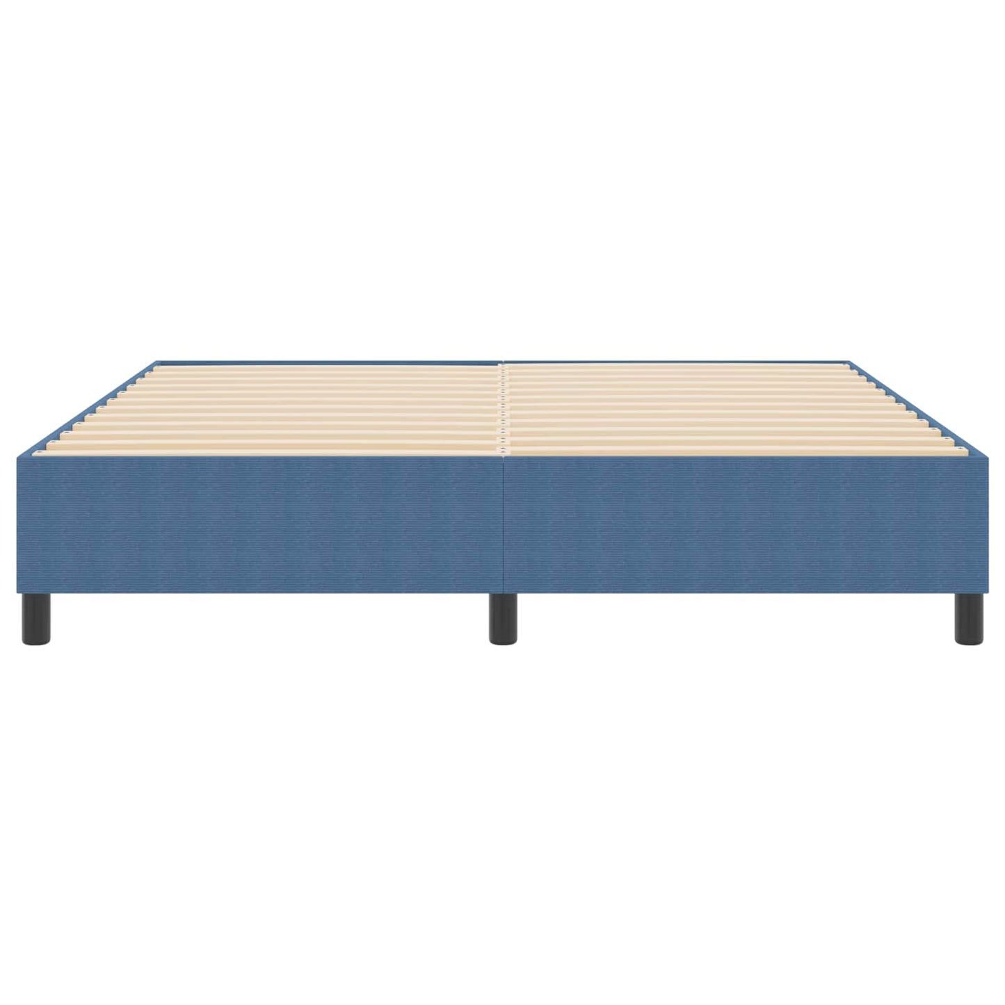 Struttura letto piattaforma Blu 180 x 200 cm Tessuto in Cords | homemem39