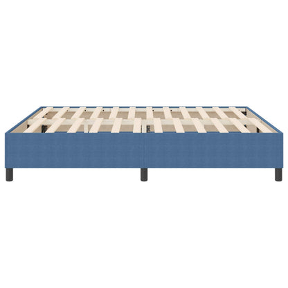 Struttura letto piattaforma Blu 180 x 200 cm Tessuto in Cords | homemem39