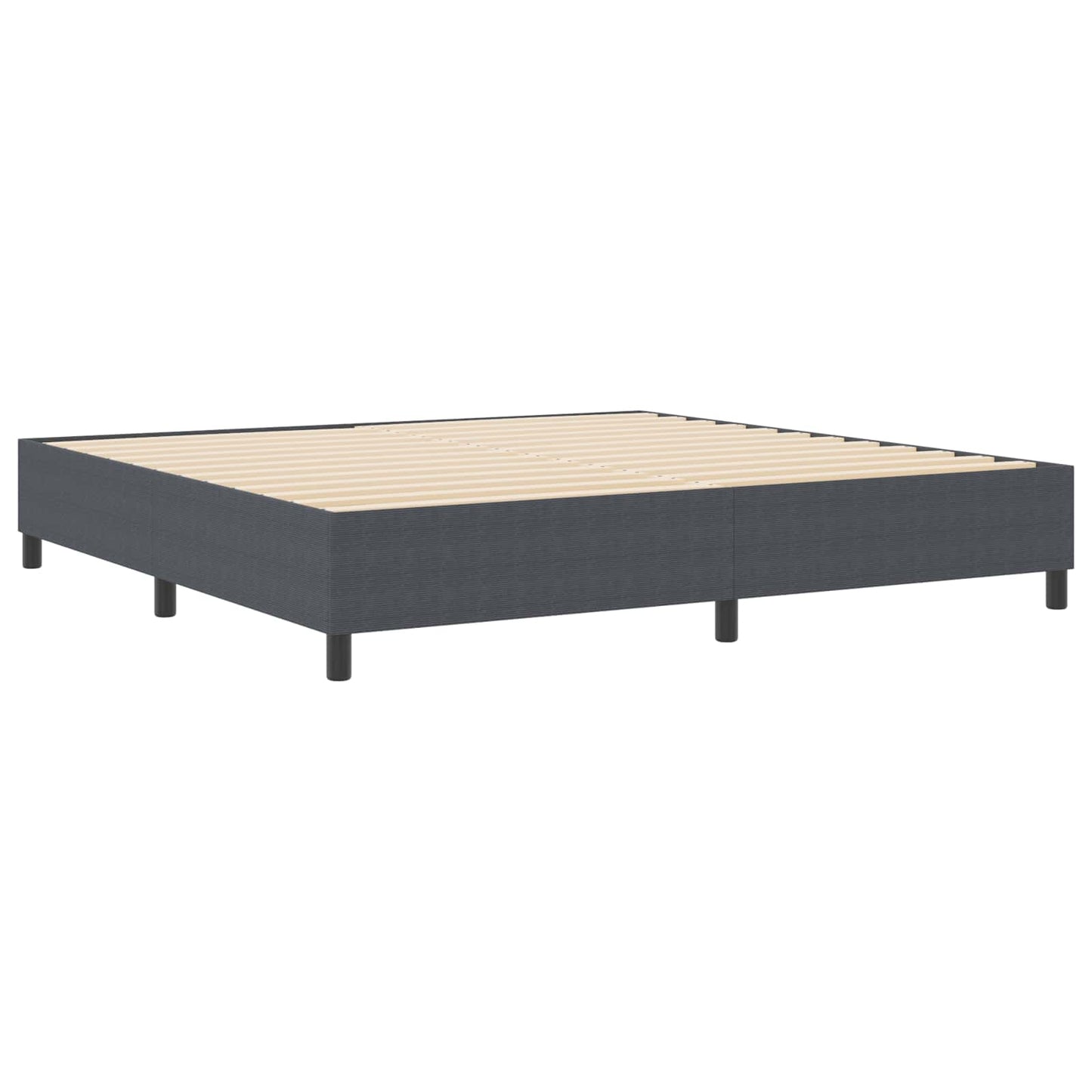 Struttura letto piattaforma Grigio scuro 200 x 200 cm | homemem39