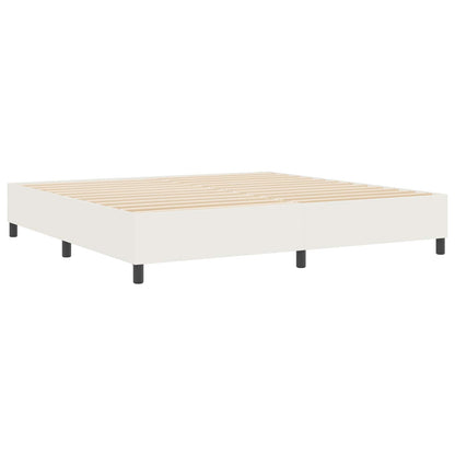 Struttura letto piattaforma Crema 200 x 200 cm Tessuto in Cords | homemem39