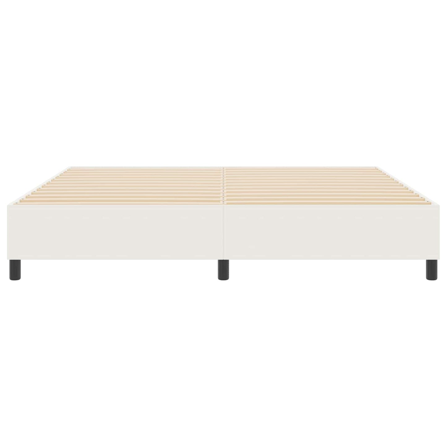 Struttura letto piattaforma Crema 200 x 200 cm Tessuto in Cords | homemem39