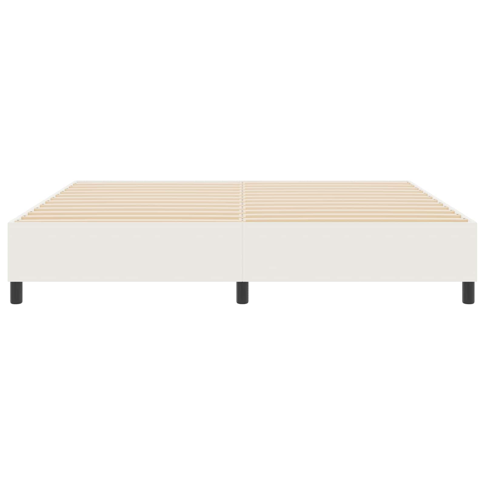 Struttura letto piattaforma Crema 200 x 200 cm Tessuto in Cords | homemem39