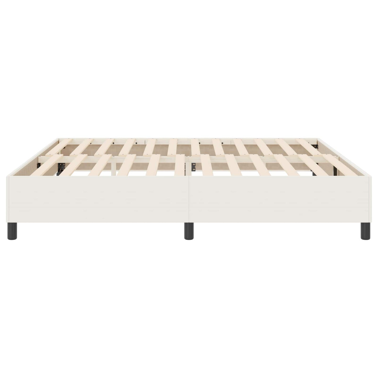 Struttura letto piattaforma Crema 200 x 200 cm Tessuto in Cords | homemem39