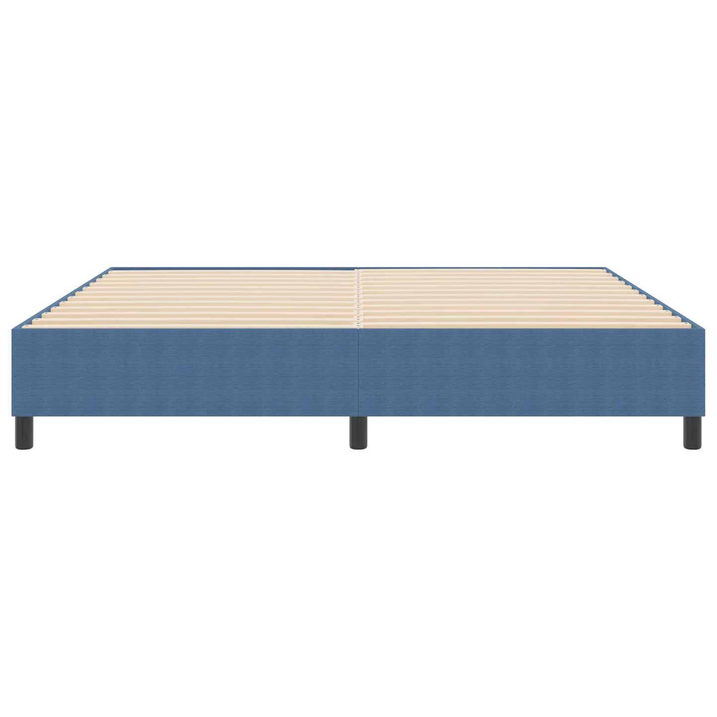 Struttura letto piattaforma Blu 200 x 200 cm Tessuto