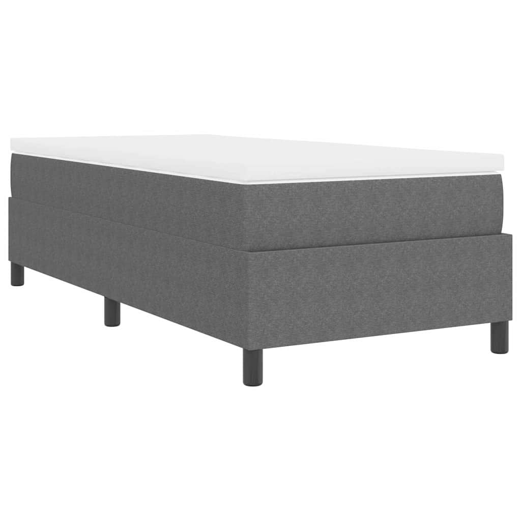 Letto a molle Grigio chiaro e bianco 80 x 200 cm | homemem39