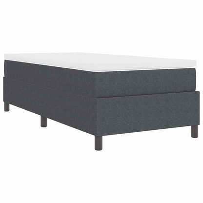 Letto a molle Grigio Scuro e Bianco 80 x 200 cm | homemem39