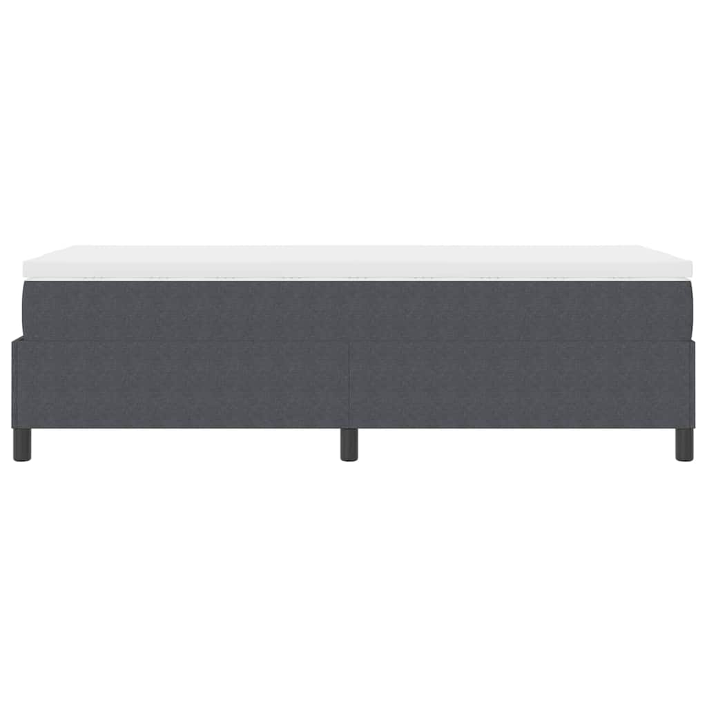Letto a molle Grigio Scuro e Bianco 80 x 200 cm | homemem39