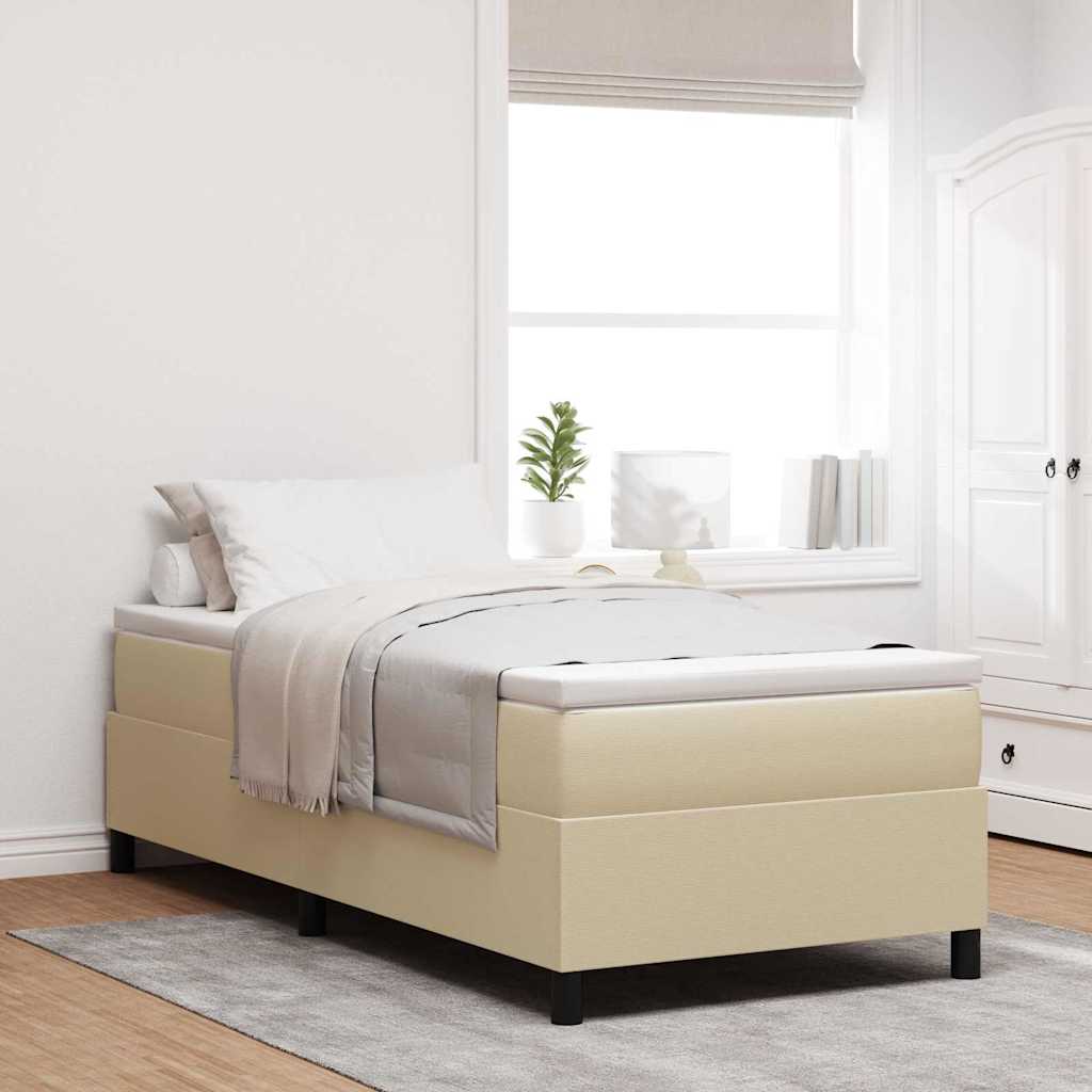Letto a molle Grigio chiaro e bianco 80 x 200 cm | homemem39