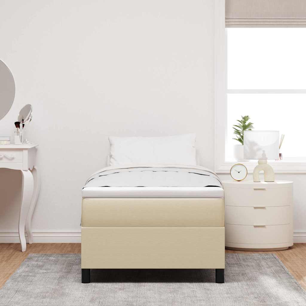 Letto a molle Grigio chiaro e bianco 80 x 200 cm | homemem39