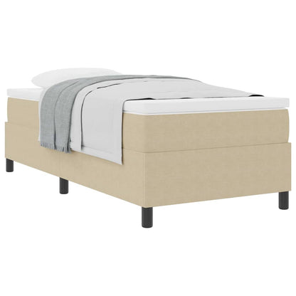 Letto a molle Grigio chiaro e bianco 80 x 200 cm | homemem39