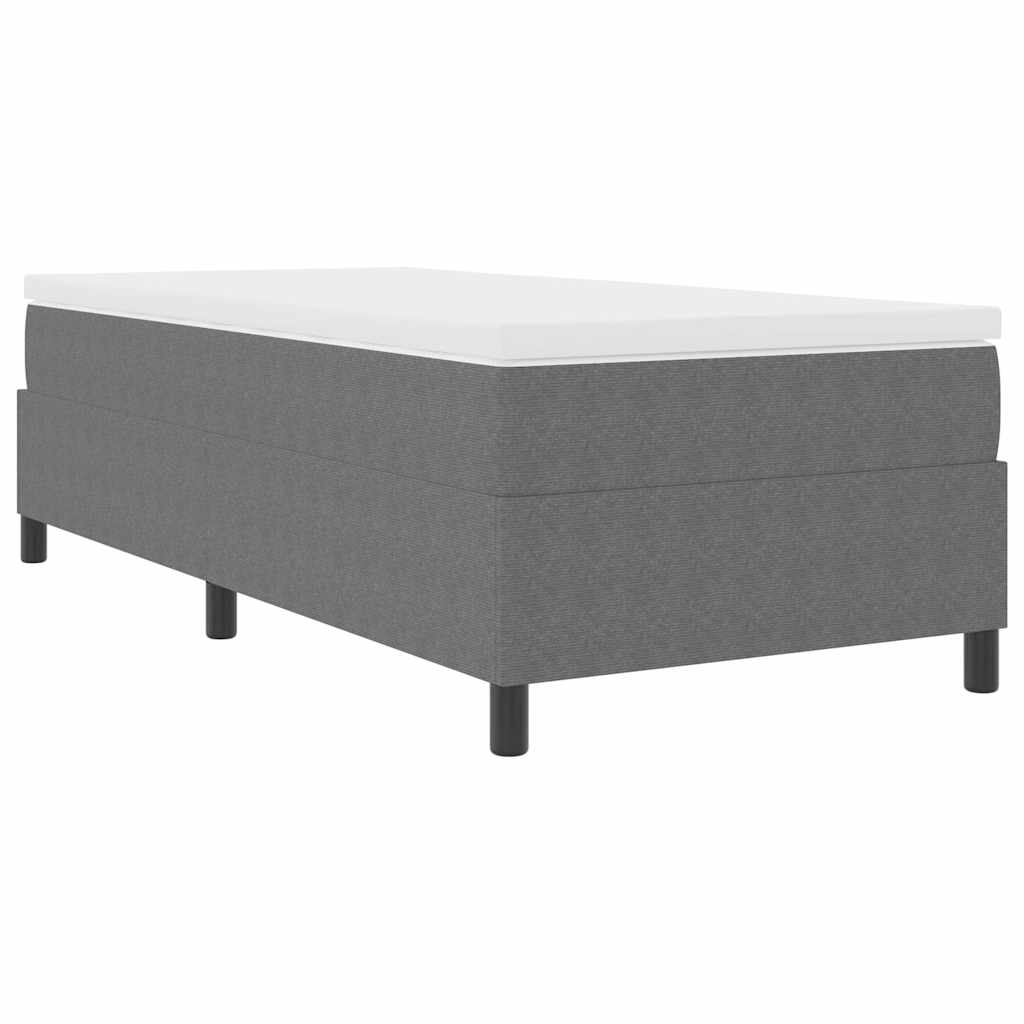 Letto a molle Grigio chiaro e bianco 90 x 200 cm | homemem39