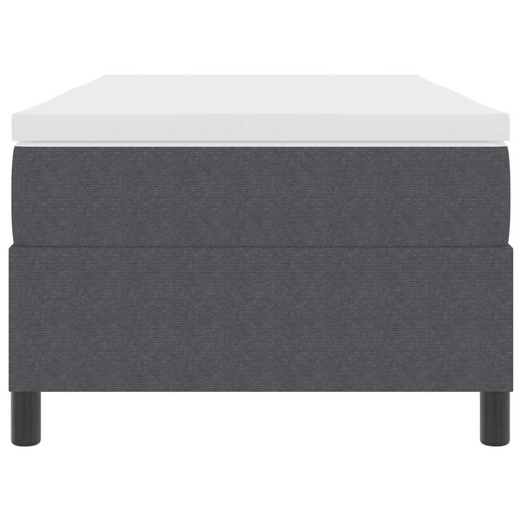 Letto a molle Grigio Scuro e Bianco 90 x 200 cm | homemem39