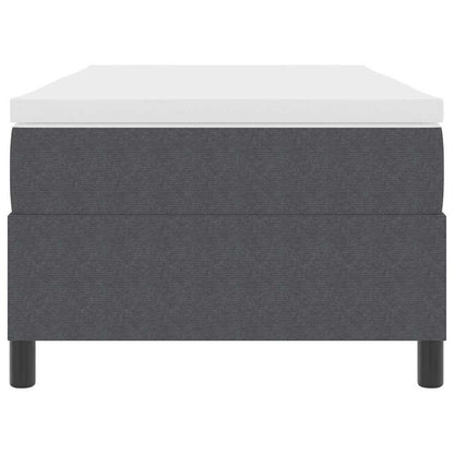 Letto a molle Grigio Scuro e Bianco 90 x 200 cm | homemem39