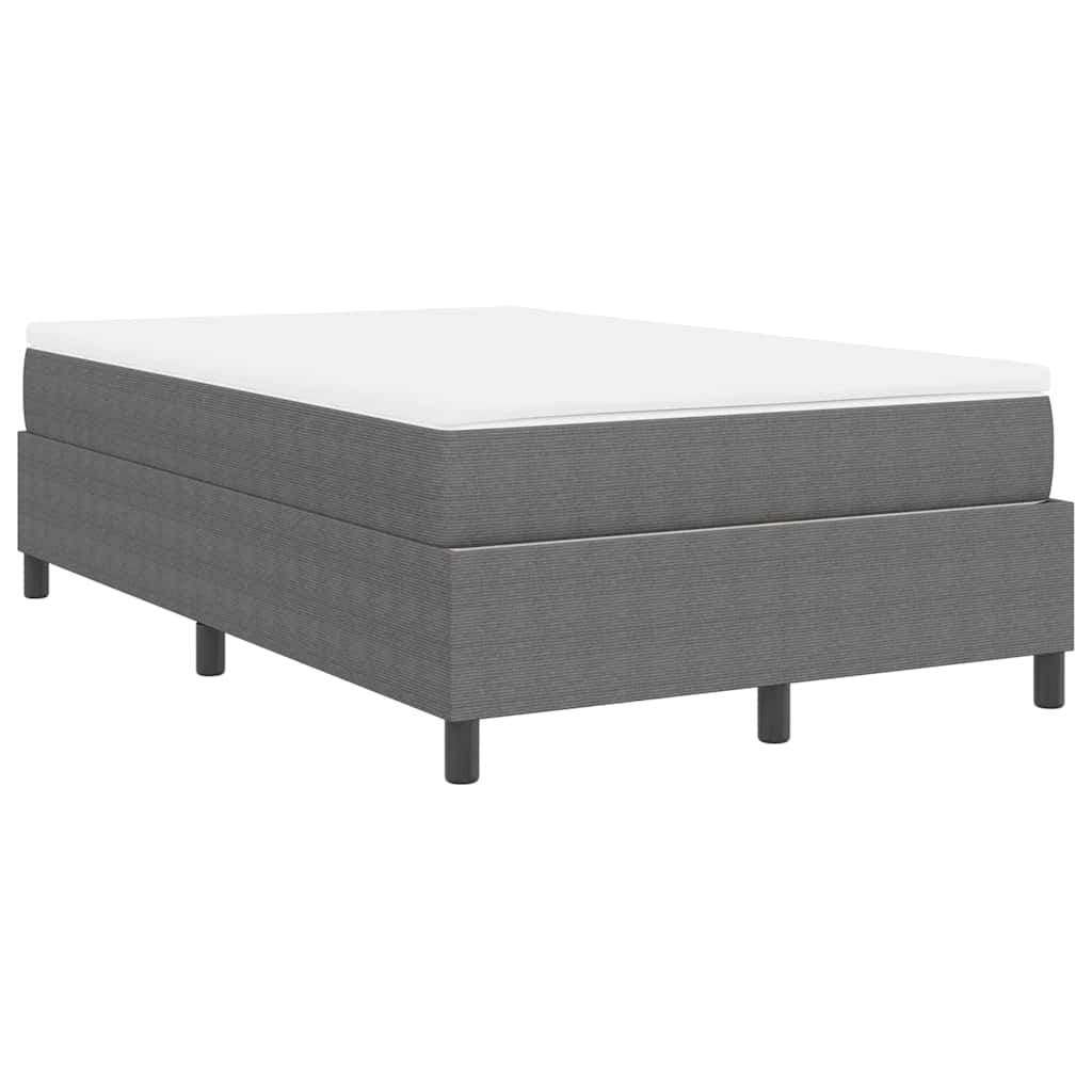 Letto a molle Grigio chiaro e bianco 120 x 190 cm | homemem39
