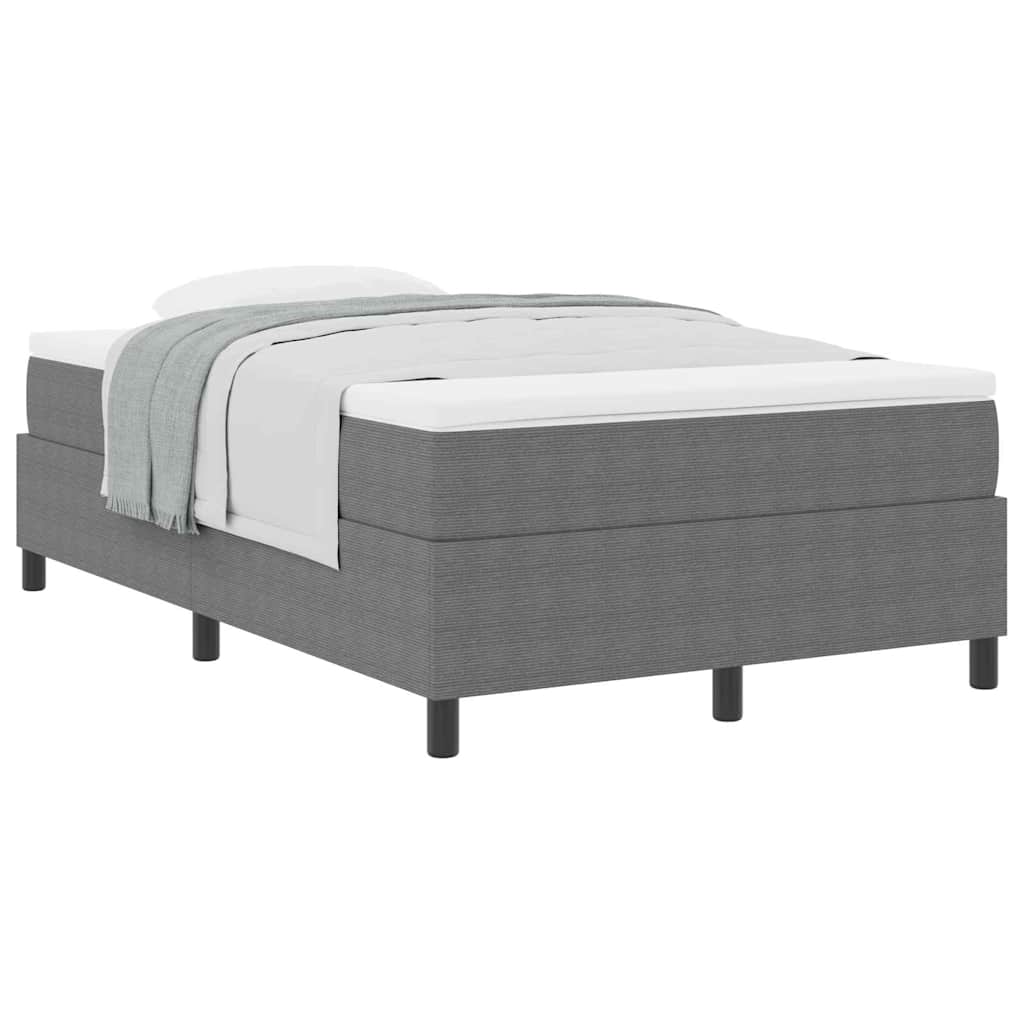 Letto a molle Grigio chiaro e bianco 120 x 190 cm | homemem39