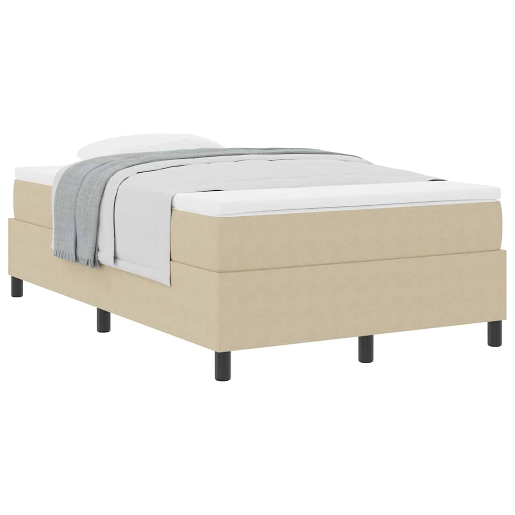 Letto a molle Grigio chiaro e bianco 120 x 190 cm | homemem39