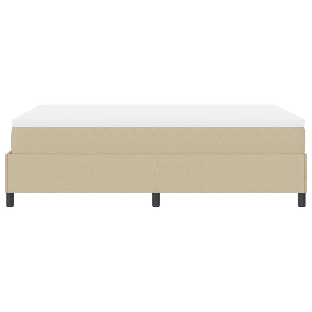 Letto a molle Grigio chiaro e bianco 120 x 190 cm | homemem39