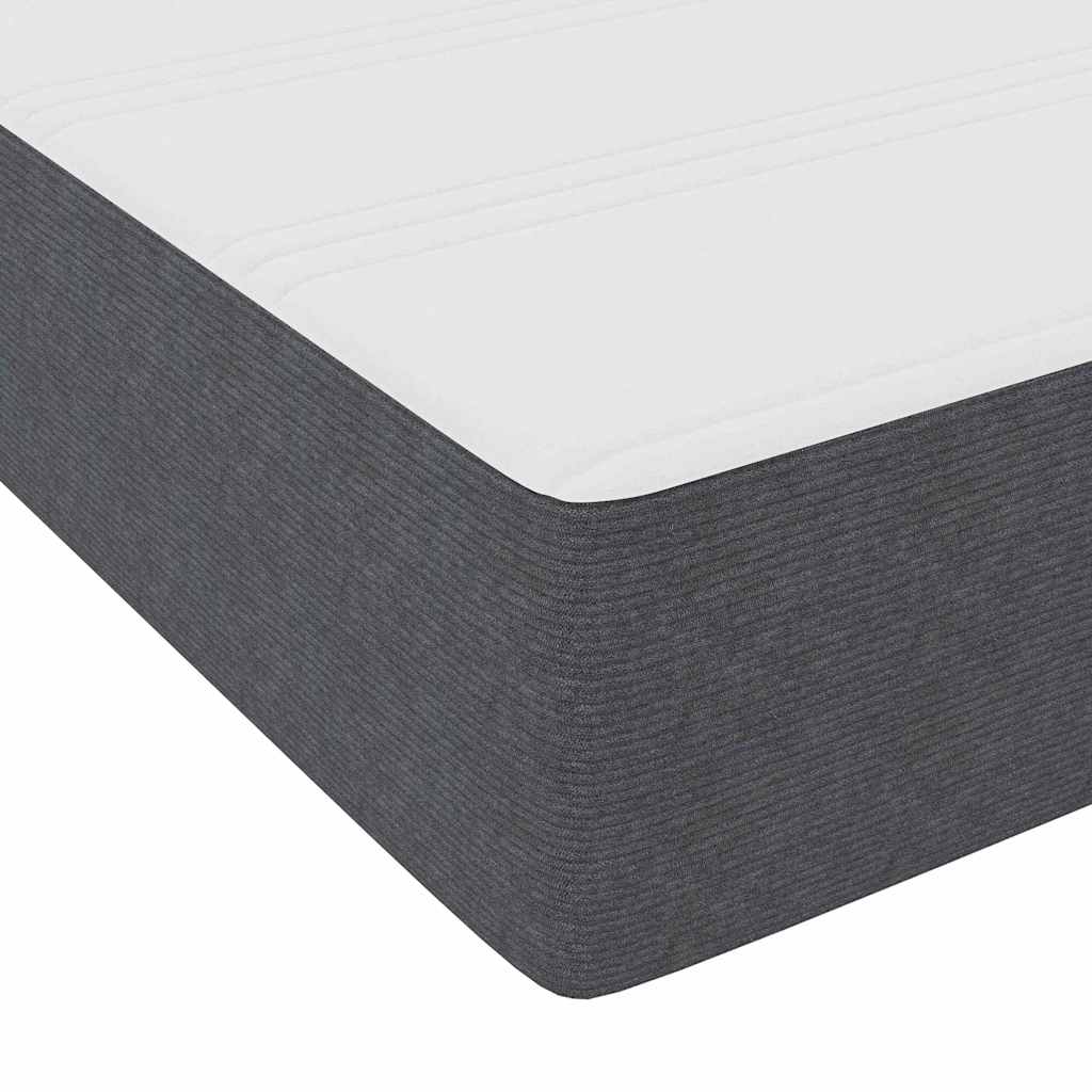 Letto a molle Grigio Scuro e Bianco 120 x 200 cm | homemem39