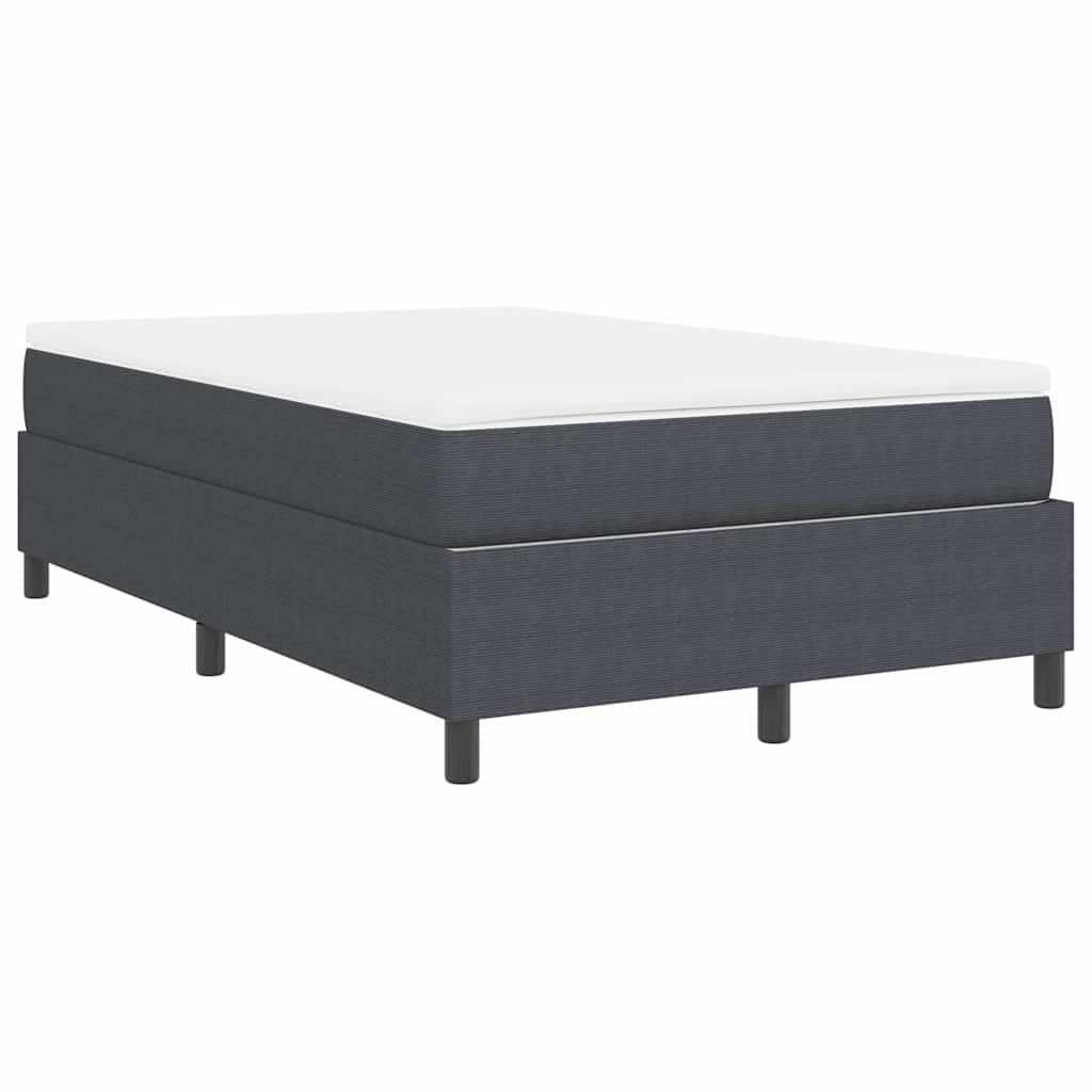 Letto a molle Grigio Scuro e Bianco 120 x 200 cm | homemem39