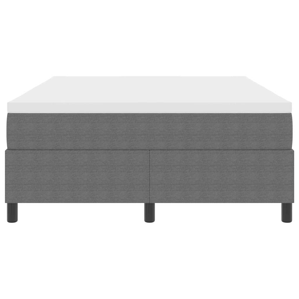 Letto a molle Grigio chiaro e bianco 140 x 190 cm | homemem39