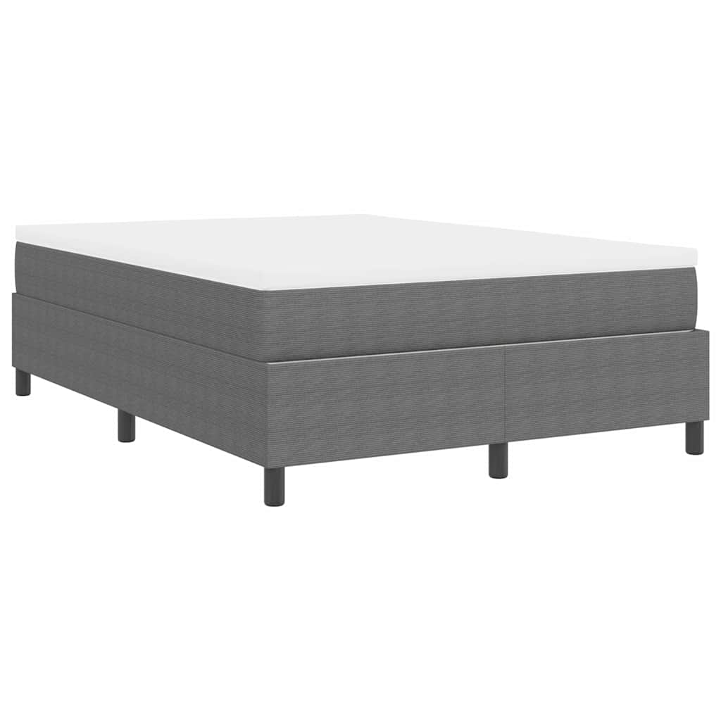 Letto a molle Grigio chiaro e bianco 140 x 200 cm | homemem39