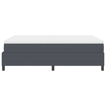 Letto a molle Grigio Scuro e Bianco 140 x 200 cm | homemem39