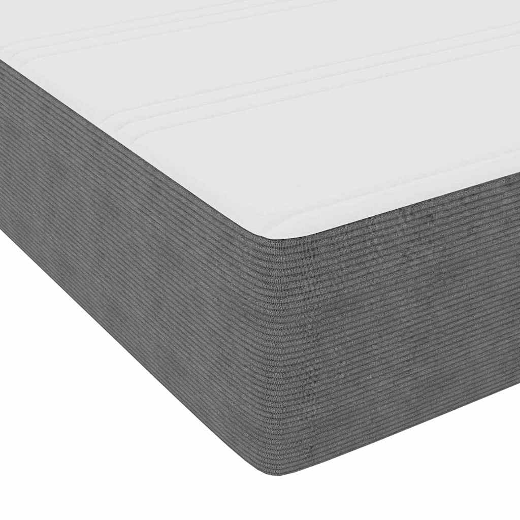 Letto a molle Grigio chiaro e bianco 160 x 200 cm | homemem39