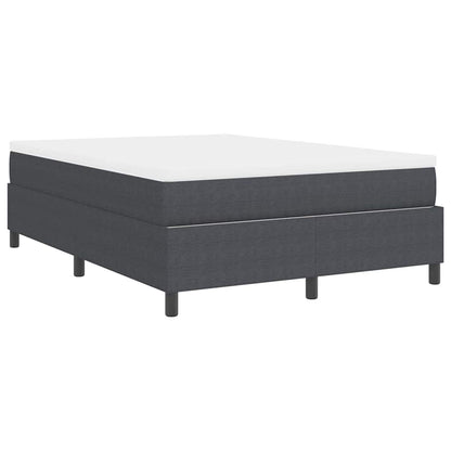 Letto a molle Grigio Scuro e Bianco 160 x 200 cm | homemem39