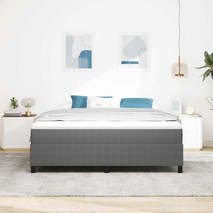 Letto a molle Grigio chiaro e bianco 180 x 200 cm | homemem39
