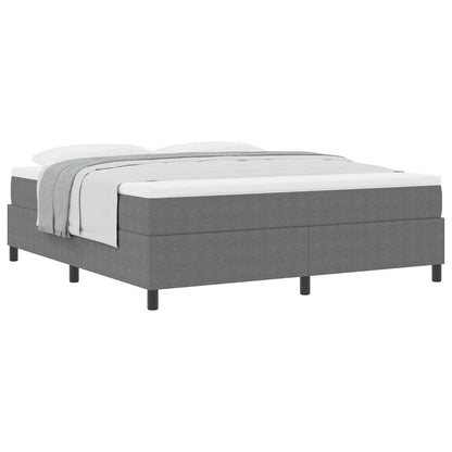 Letto a molle Grigio chiaro e bianco 180 x 200 cm | homemem39
