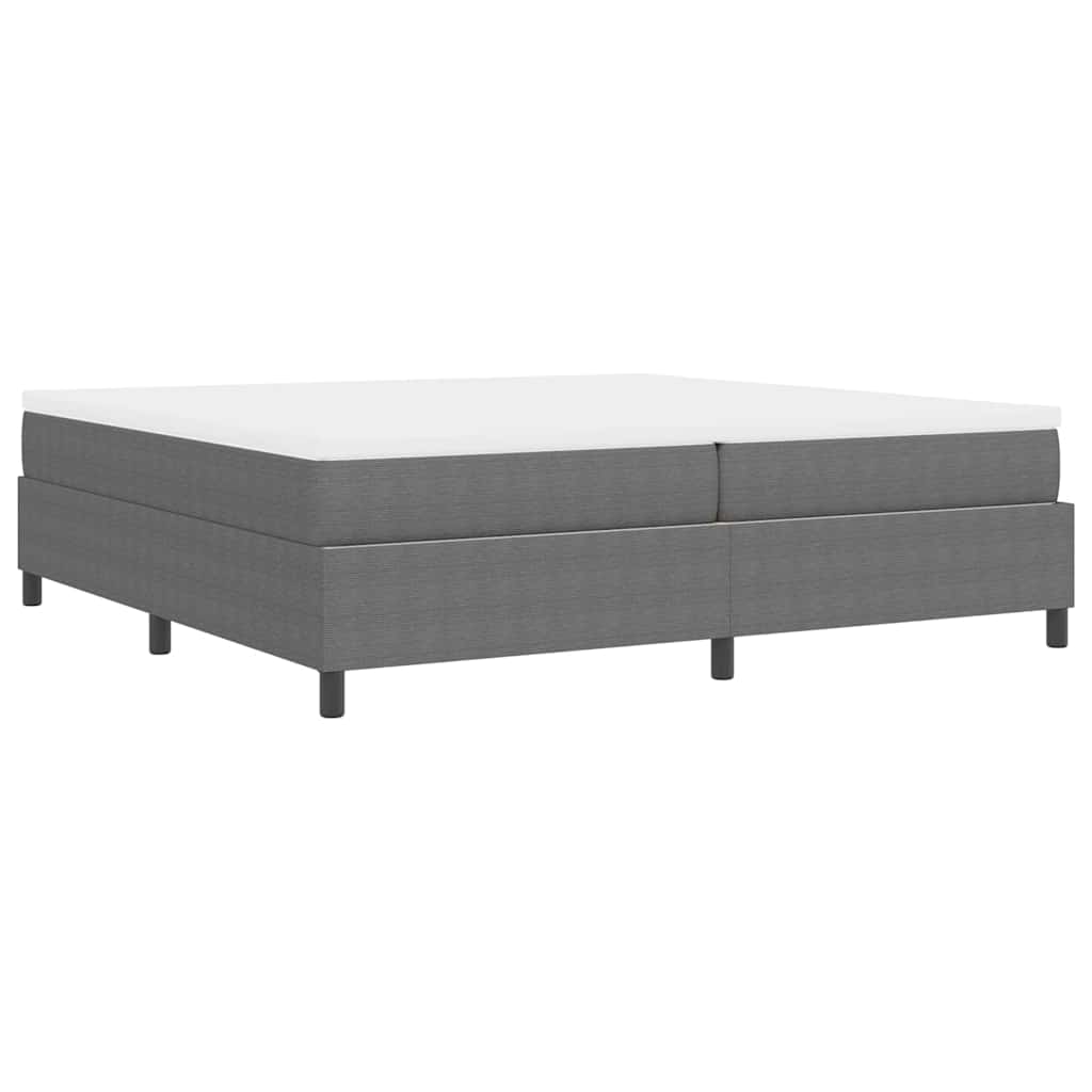 Letto a molle Grigio chiaro e bianco 200 x 200 cm | homemem39