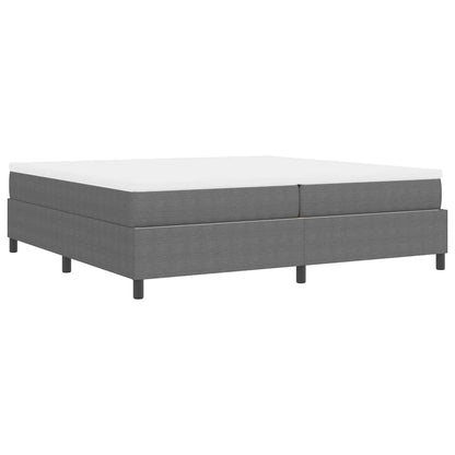Letto a molle Grigio chiaro e bianco 200 x 200 cm | homemem39