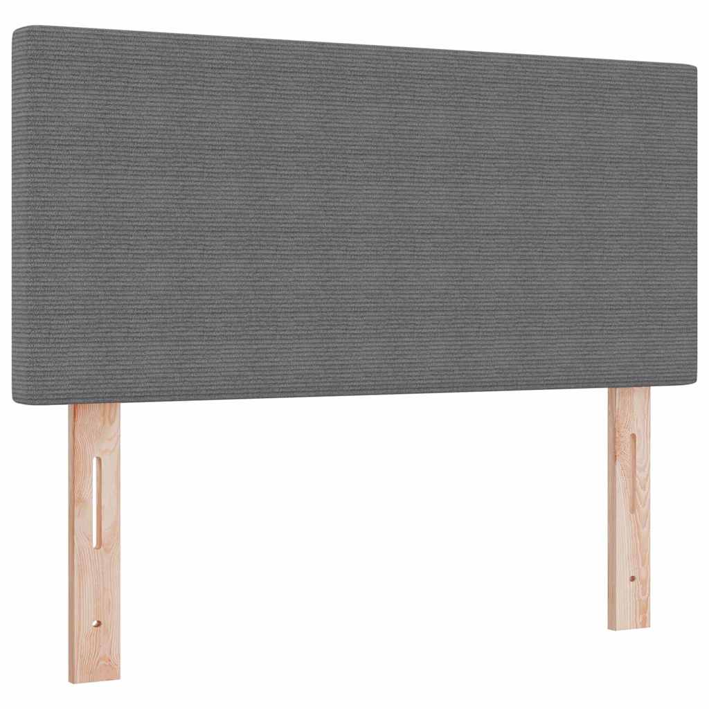 Letto a Sorgente LED Grigio chiaro e bianco 80 x 200 cm | homemem39