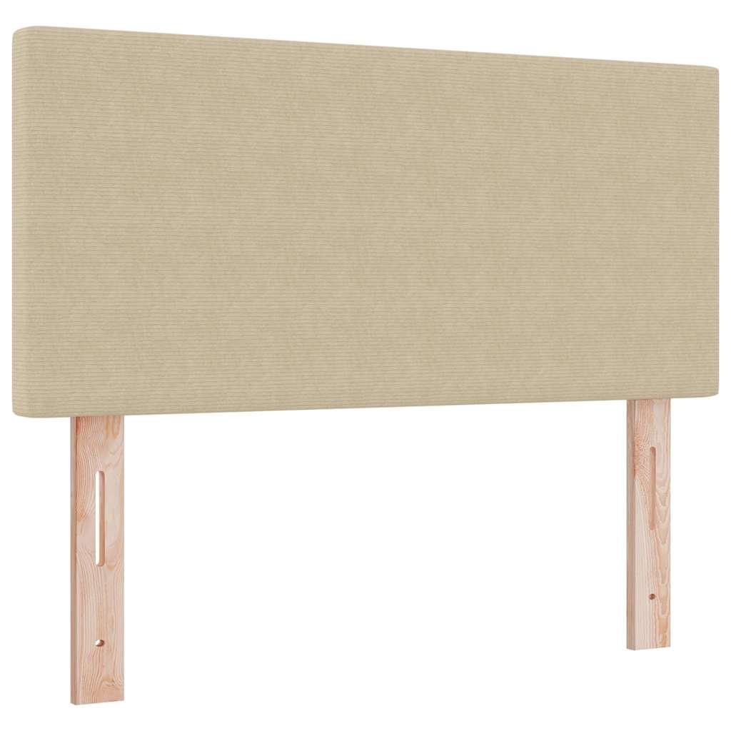 Letto a Sorgente LED Grigio chiaro e bianco 80 x 200 cm | homemem39