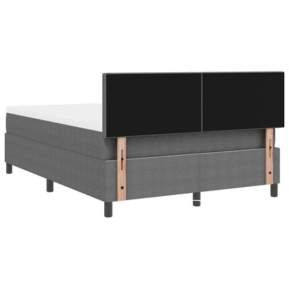 Letto a Sorgente LED Grigio chiaro e bianco 160 x 200 cm | homemem39