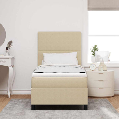 Letto a Sorgente LED Grigio chiaro e bianco 80 x 200 cm | homemem39