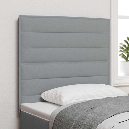 Testiera Grigio chiaro 80 cm Tessuto | homemem39