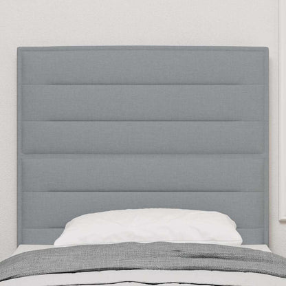 Testiera Grigio chiaro 80 cm Tessuto | homemem39
