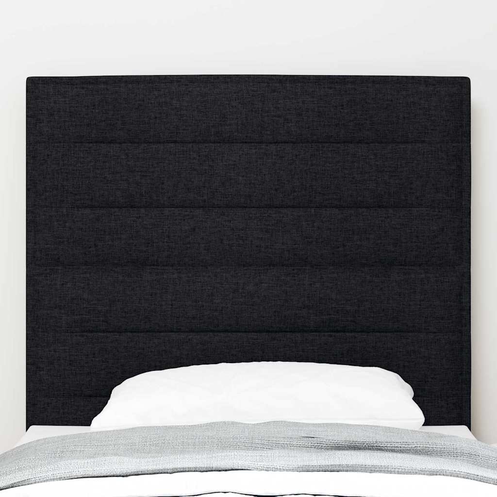 Testiera Nero 80 cm Tessuto | homemem39