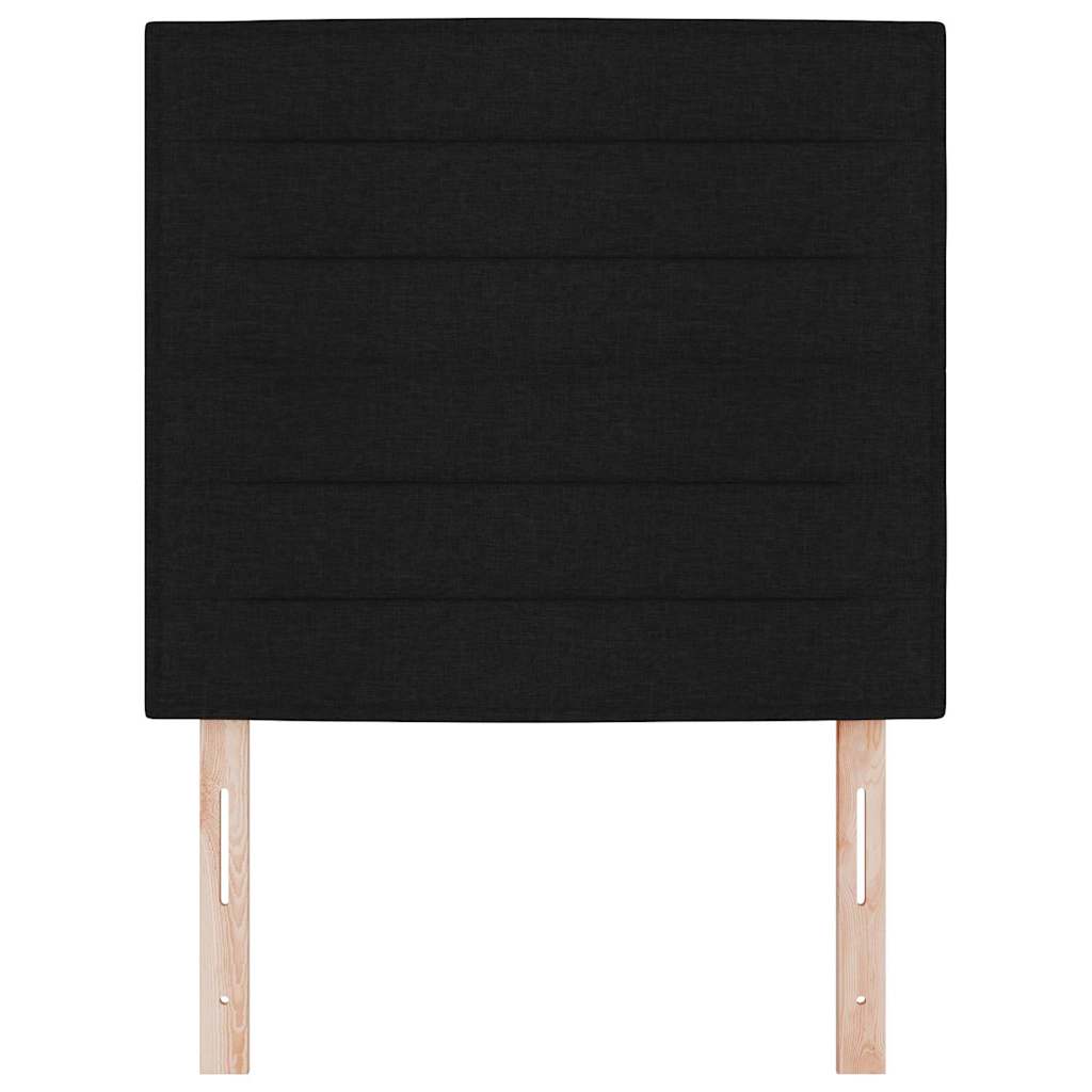 Testiera Nero 80 cm Tessuto | homemem39