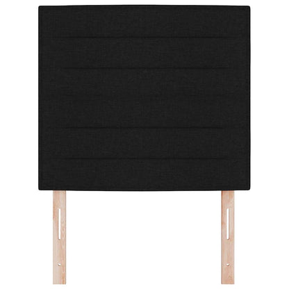Testiera Nero 80 cm Tessuto | homemem39
