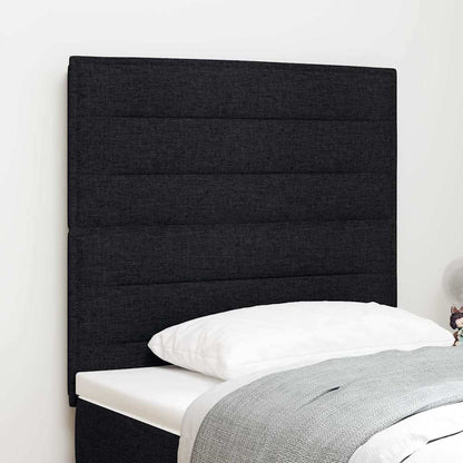 Testiera Nero 90 cm Tessuto