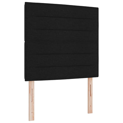 Testiera Nero 90 cm Tessuto